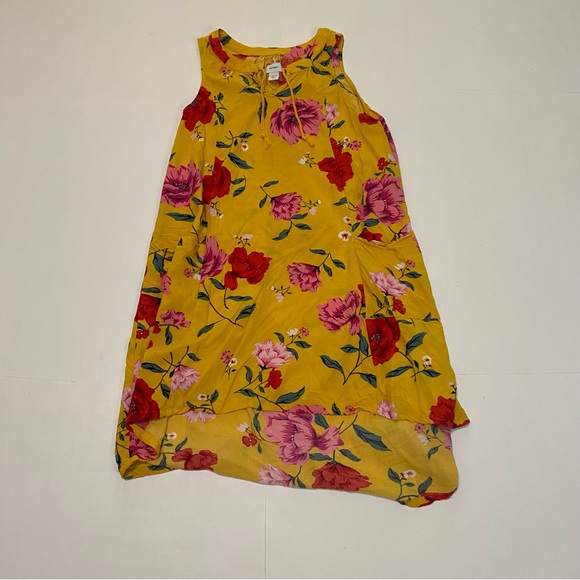 Old Navy Dresses & Skirts - 4. Old Navy floral sleeveless hi-low dress size L (10-12)